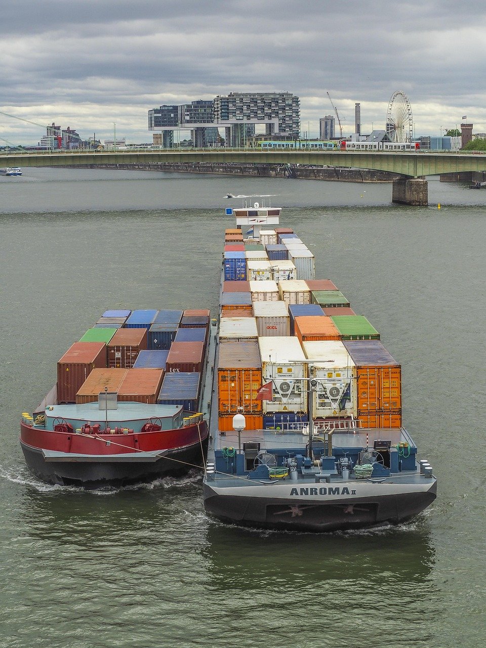 ship, flow, water, logistics, container ship, rhine, nature, cargo ship, container, freighter, transport, shipping, freight, water transport, trade, bridge, cologne, crane houses, architecture, logistics, logistics, logistics, logistics, logistics, container ship, container ship, container ship, container, container, trade